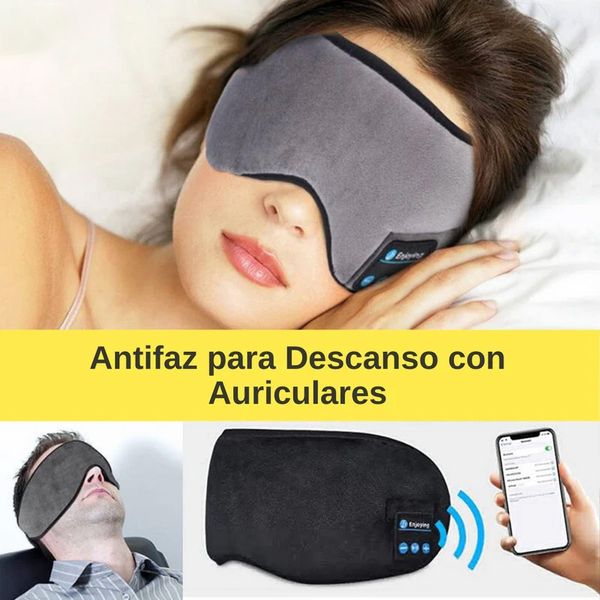 Máscara de Dormir con Música Bluetooth