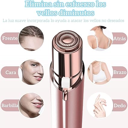 DEPILADORA FACIAL PORTÁTIL