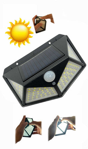 Lampara Solar 100 leds (2 X 1)