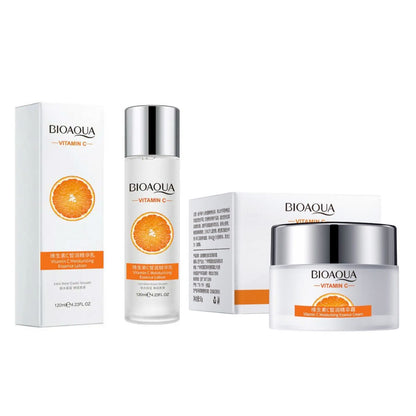 LuminaBrillo: Kit de Cuidado Facial. Serum + Crema Facial Vitamina C